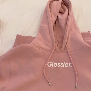 Glossier hoodie size S (oversized fit)